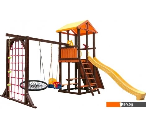  - Детские спортивные комплексы и игровые площадки Perfetto Sport Bari-11 (качели малыш, паутина) - Bari-11 (качели малыш, паутина)