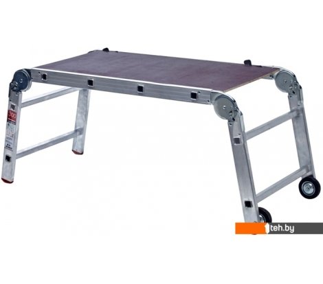  - Лестницы и стремянки Новая высота NV 334 трансформер с помостом 2x4 ступеней - NV 334 трансформер с помостом 2x4 ступеней