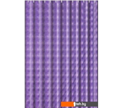  - Шторки и карнизы для ванн и поддонов Fashun A8751 (фиолетовый 3D) - A8751 (фиолетовый 3D)