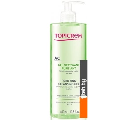  - Косметика по уходу за лицом Topicrem Гель для умывания АК Очищающий оздоравливающий (400 мл) - Гель для умывания АК Очищающий оздоравливающий (400 мл)