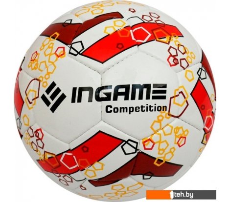  - Мячи Ingame Competition IFB-102 (5 размер, белый/красный) - Competition IFB-102 (5 размер, белый/красный)