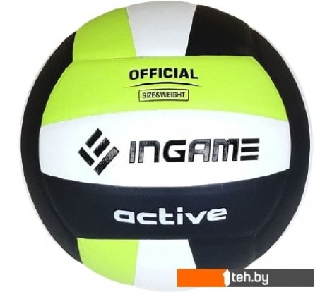  - Мячи Ingame Active (5 размер, белый/зеленый/черный) - Active (5 размер, белый/зеленый/черный)