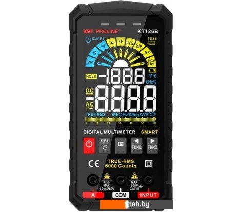 - Мультиметры, токовые клещи, индикаторные отвертки КВТ Proline Smart KT126В - Proline Smart KT126В