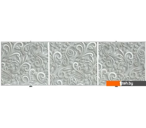  - Экраны под ванну Comfort Alumin 3D Узор белый 1.7 - 3D Узор белый 1.7