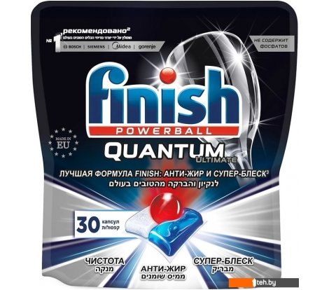  - Бытовая химия Finish PowerBall Quantum Ultimate дойпак (30 шт) - PowerBall Quantum Ultimate дойпак (30 шт)