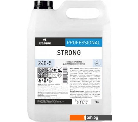  - Бытовая химия Pro-Brite Strong для пароконвектомата 5 л - Strong для пароконвектомата 5 л