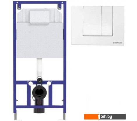 - Инсталляции для унитазов, раковин, биде и писсуаров Berges Wasserhaus Novum 525 040000 + S4 040044 - Novum 525 040000 + S4 040044