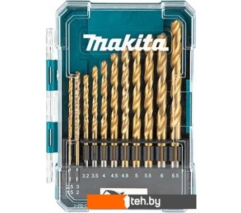  - Сверла, буры, зенкеры Makita D-72855 (13шт) - D-72855 (13шт)