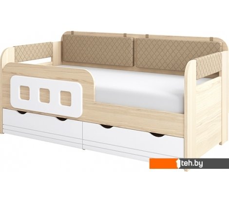  - Кровати Аквилон Стиль 800.4 160x80 (туя светлая/кофе с молоком) - Стиль 800.4 160x80 (туя светлая/кофе с молоком)