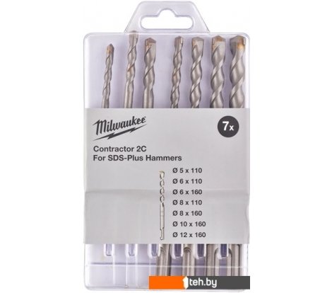  - Сверла, буры, зенкеры Milwaukee 4932471244 (7 предметов) - 4932471244 (7 предметов)