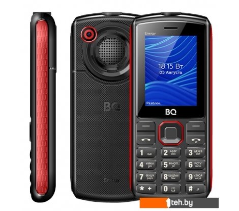  - Мобильные телефоны BQ BQ-2452 Energy (черный/красный) - BQ-2452 Energy (черный/красный)