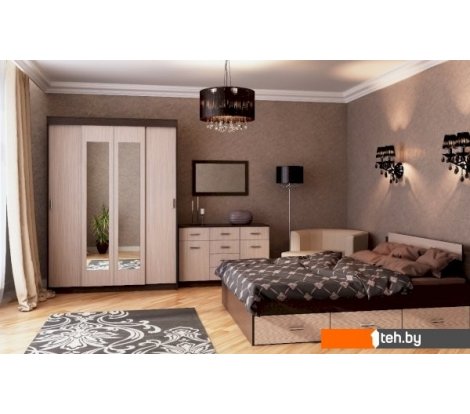 - Комоды, тумбы Памир София 1200 2Д (венге-дуб белфорт) - София 1200 2Д (венге-дуб белфорт)