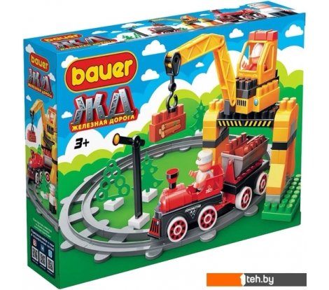  - Конструкторы Bauer Железная дорога 925 Перевозка леса с Блокменом - Железная дорога 925 Перевозка леса с Блокменом