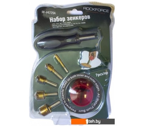 - Сверла, буры, зенкеры RockForce RF-44729A (7 шт) - RF-44729A (7 шт)