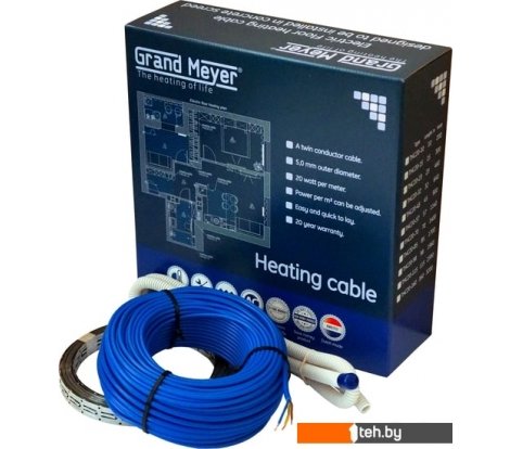  - Теплые полы Grand Meyer THC20-57 57 м 1140 Вт - THC20-57 57 м 1140 Вт