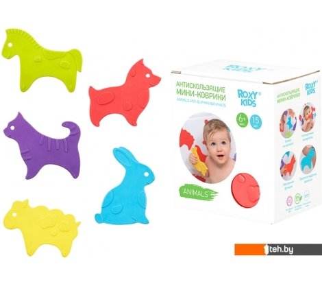  - Ванночки и аксессуары для купания малышей Roxy Kids Animals RBM-015-AN (15 шт) - Animals RBM-015-AN (15 шт)