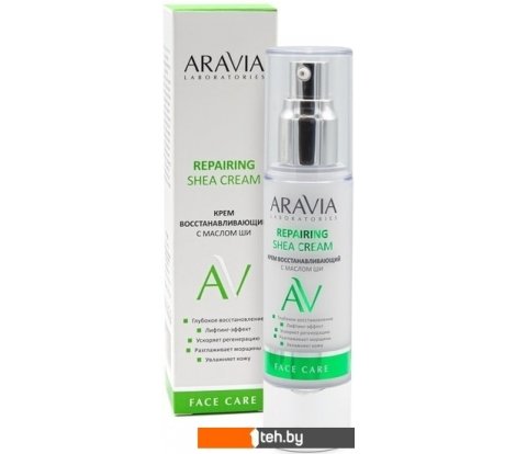  - Косметика по уходу за лицом Aravia Крем Laboratories Repairing Shea Cream 50 мл - Крем Laboratories Repairing Shea Cream 50 мл