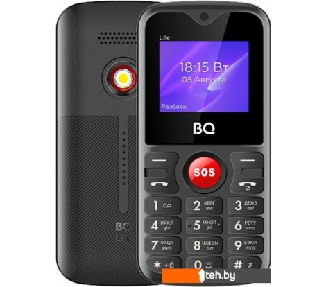  - Мобильные телефоны BQ BQ-1853 Life (черный/красный) - BQ-1853 Life (черный/красный)