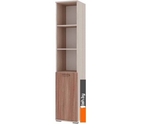  - Полки, стеллажи, системы хранения Памир ПКС-8 185.2x38.4x36 (ясень шимо темный/ясень шимо светлый) - ПКС-8 185.2x38.4x36 (ясень шимо темный/ясень шимо светлый)