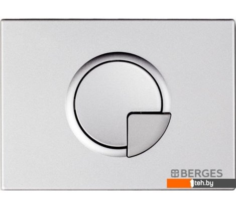  - Клавиши и системы смыва Berges Wasserhaus Novum R2 (матовый хром) - Novum R2 (матовый хром)