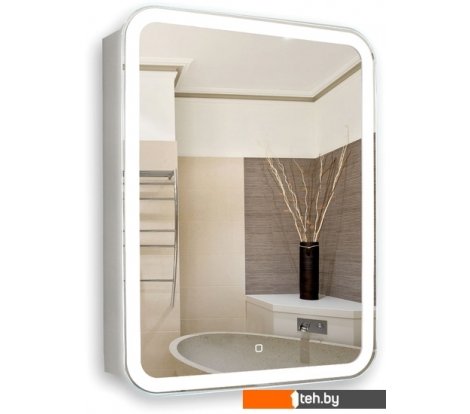 - Мебель для ванных комнат Silver Mirrors Шкаф с зеркалом Фиджи 50x75 LED-00002362 - Шкаф с зеркалом Фиджи 50x75 LED-00002362