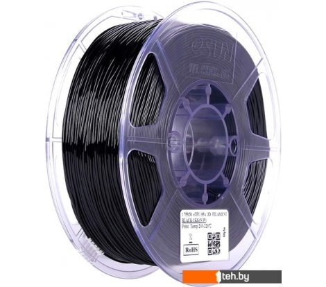 - Расходные материалы и аксессуары для 3D-печати eSUN eTPU-95A 1.75 мм 1000 г (черный) - eTPU-95A 1.75 мм 1000 г (черный)