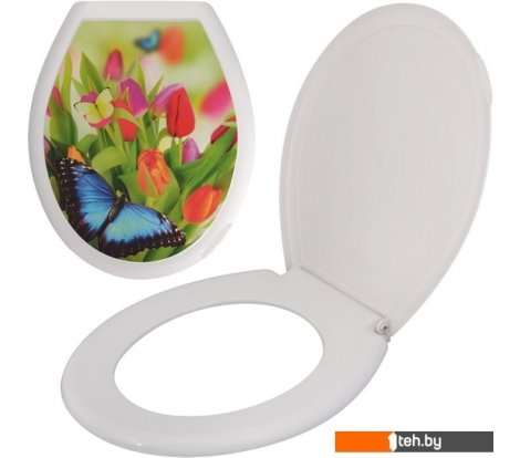  - Сиденья и крышки для унитазов и биде Мультидом СП72-103 (баттерфляй) - СП72-103 (баттерфляй)