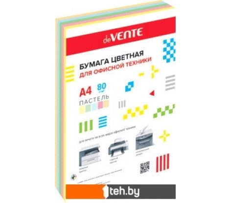  - Бумага и материалы для печати deVente A4 80 г/м2 500 л 2072709 - A4 80 г/м2 500 л 2072709