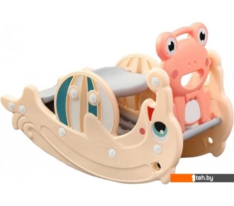  - Детские спортивные комплексы и игровые площадки Perfetto Sport Дельфин PS-037-O (оранжевый) - Дельфин PS-037-O (оранжевый)