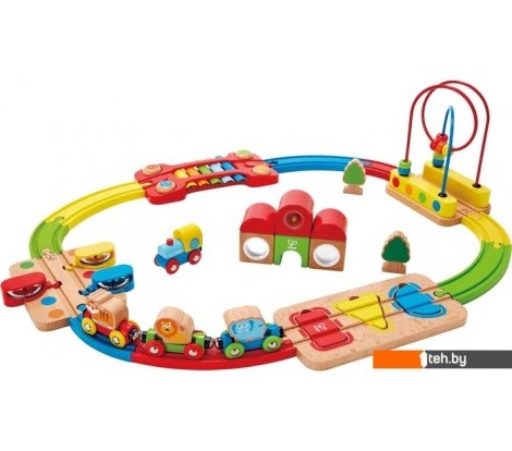  - Детские железные дороги Hape Радужная головоломка E3826-HP - Радужная головоломка E3826-HP