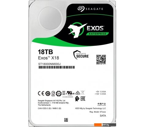  - Жесткие диски Seagate Exos X18 18TB ST18000NM000J - Exos X18 18TB ST18000NM000J