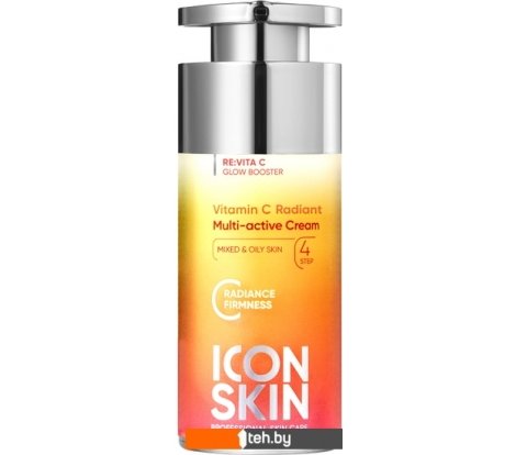  - Косметика по уходу за лицом Icon Skin Крем для лица Vitamin C Radiant Мультиактивный для комбинированной и жирной кожи 30 мл - Крем для лица Vitamin C Radiant Мультиактивный для комбинированной и жирной кожи 30 мл