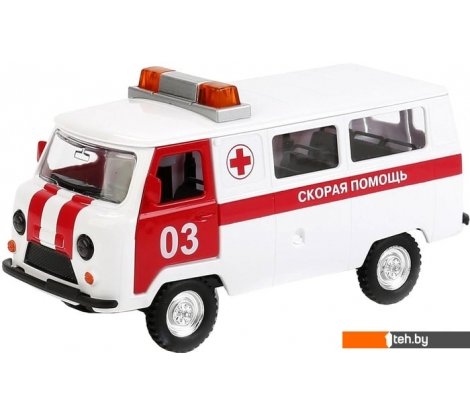  - Игрушечный транспорт Технопарк UAZ-452 Скорая помощь CT12-427-1 - UAZ-452 Скорая помощь CT12-427-1