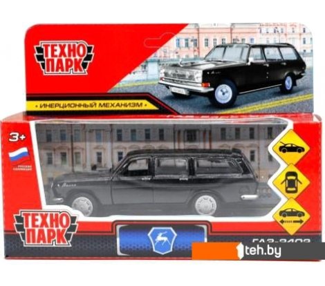  - Игрушечный транспорт Технопарк ГАЗ-2402 Волга 2402-12-BK - ГАЗ-2402 Волга 2402-12-BK