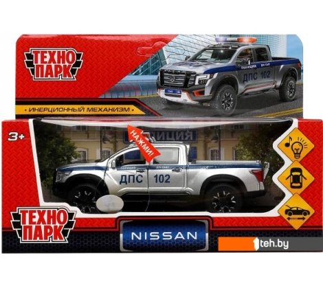  - Игрушечный транспорт Технопарк Nissan Titan Полиция TITAN-13SLPOL-SL  - Nissan Titan Полиция TITAN-13SLPOL-SL 