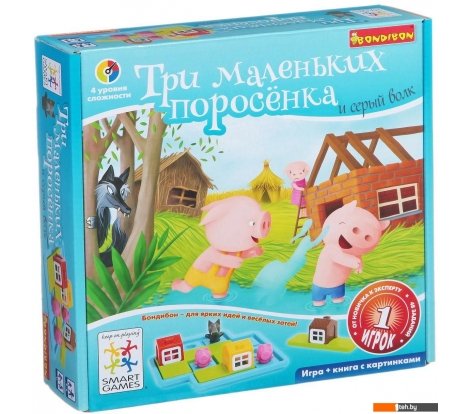  - Настольные игры Bondibon Три маленьких поросенка [ВВ1355] - Три маленьких поросенка [ВВ1355]