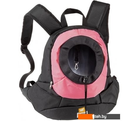 - Сумки, переноски для животных Ferplast Kangoo S (черный/розовый) - Kangoo S (черный/розовый)