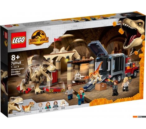  - Конструкторы LEGO Jurassic World 76948 Побег атроцираптора и тираннозавра - Jurassic World 76948 Побег атроцираптора и тираннозавра