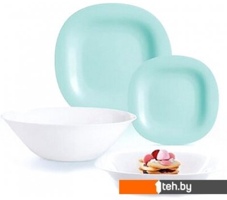  - Тарелки, салатники, блюда и наборы Luminarc Carine Light Turquoise&White P7627 - Carine Light Turquoise&White P7627