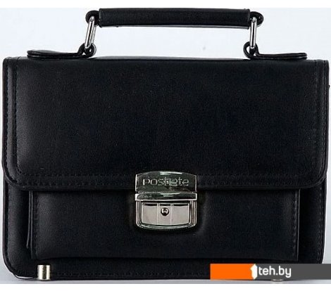  - Женские и мужские сумки Poshete 250-9623-BLK (черный) - 250-9623-BLK (черный)