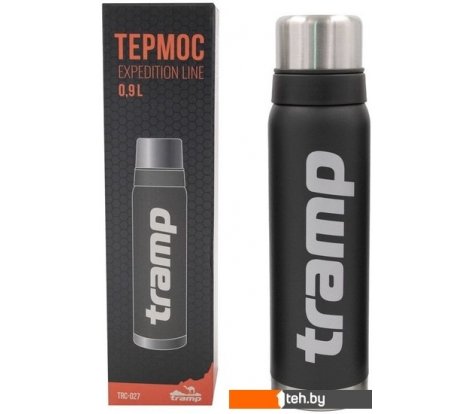  - Термосы, термокружки и многоразовые стаканы TRAMP TRC-027ср 900 мл (серый) - TRC-027ср 900 мл (серый)