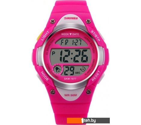  - Наручные часы Skmei 1077-3 (розовый) - 1077-3 (розовый)