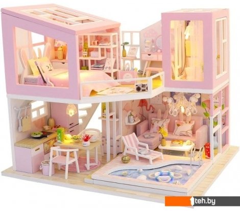  - Сборные модели Hobby Day MiniHouse Розовый фламинго M915 - MiniHouse Розовый фламинго M915