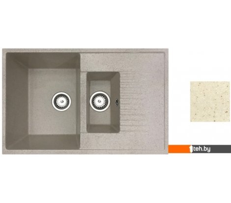 - Кухонные мойки БелЭворс Forma L (бежевый, без сифона) - Forma L (бежевый, без сифона)