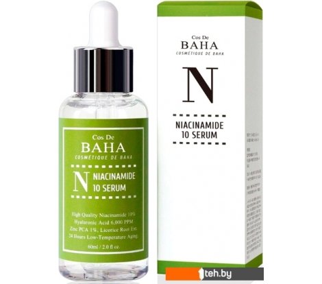  - Косметика по уходу за лицом Cos de Baha Сыворотка для лица Niacinamide Serum (60 мл) - Сыворотка для лица Niacinamide Serum (60 мл)