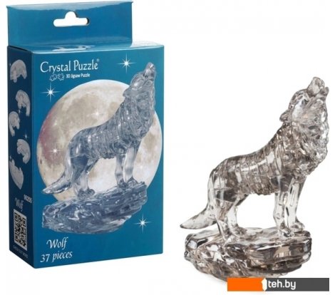  - Сборные модели Crystal Puzzle Черный волк 90255 - Черный волк 90255