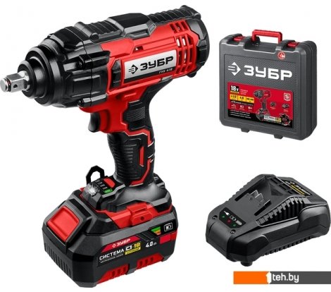  - Шуруповерты, гайковерты, электроотвертки Зубр Мастер ГУЛ-410-41 (с 1-м АКБ, кейс) - Мастер ГУЛ-410-41 (с 1-м АКБ, кейс)