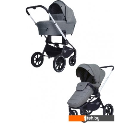  - Детские коляски и аксессуары Rant MOWbaby Zoom PU (2 в 1, silver grey) - MOWbaby Zoom PU (2 в 1, silver grey)