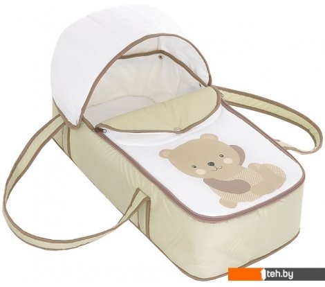  - Детские коляски и аксессуары BamBola Мишка (бежевый/белый) - Мишка (бежевый/белый)