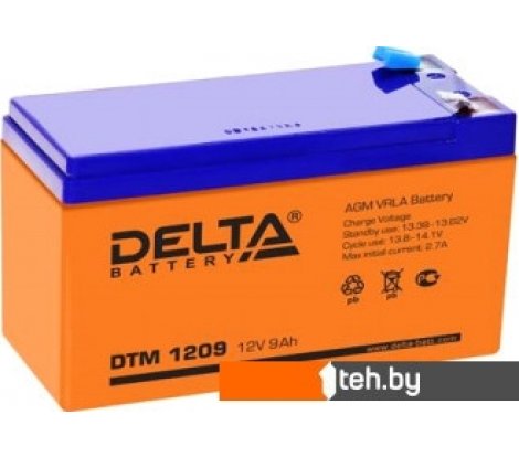  - Аккумуляторы для ИБП Delta DTM 1209 (12В/9 А·ч) - DTM 1209 (12В/9 А·ч)